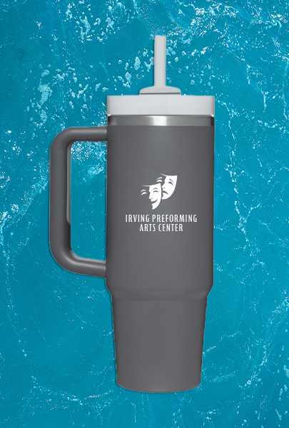 Custom imprinted Tumblers for Irving, TX with a local business logo